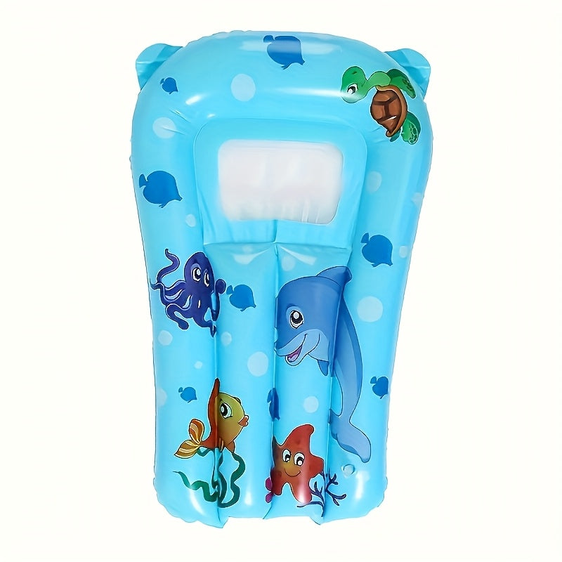 Inflatable Swim Board – One Size Fits All with Fun Sea Creature Design