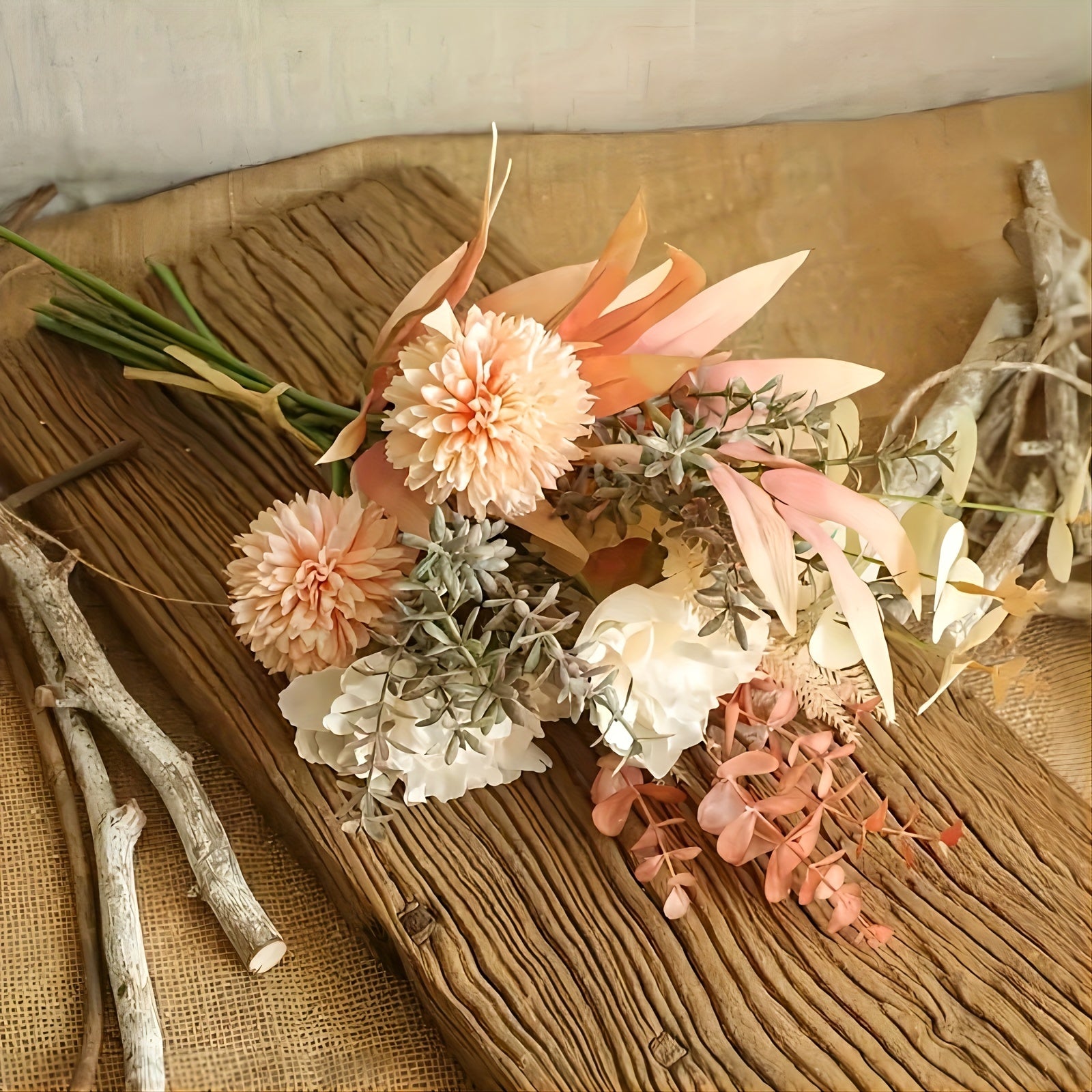 Artificial Flower Bouquet – Suitable for Weddings and Seasonal Decoration