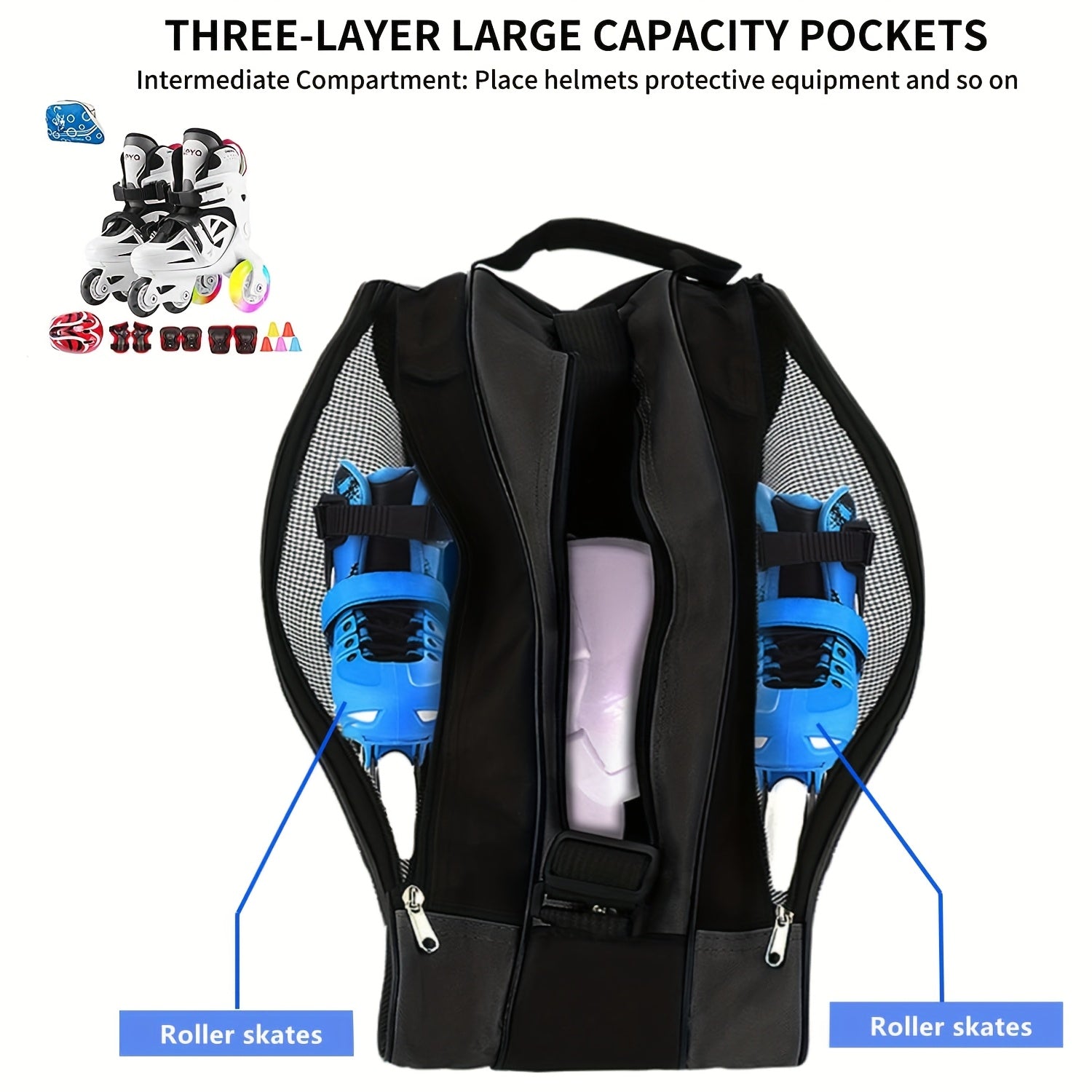 ProGlide Skatebag – Practical Storage Bag for All Types of Skates
