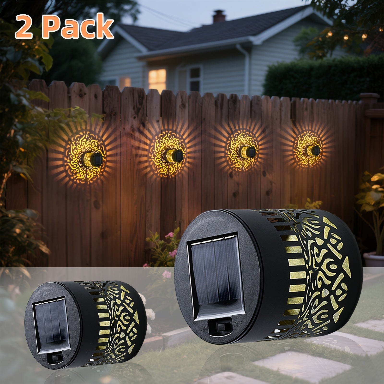 SolarGlow Duo Outdoor Wall Lighting – Elegant and Weather-Resistant
