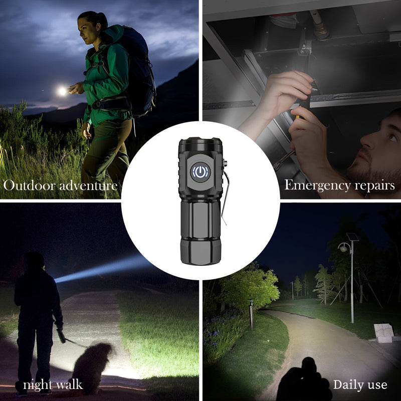 LumoBeam Mini Flashlight – Strong Light in Compact Size