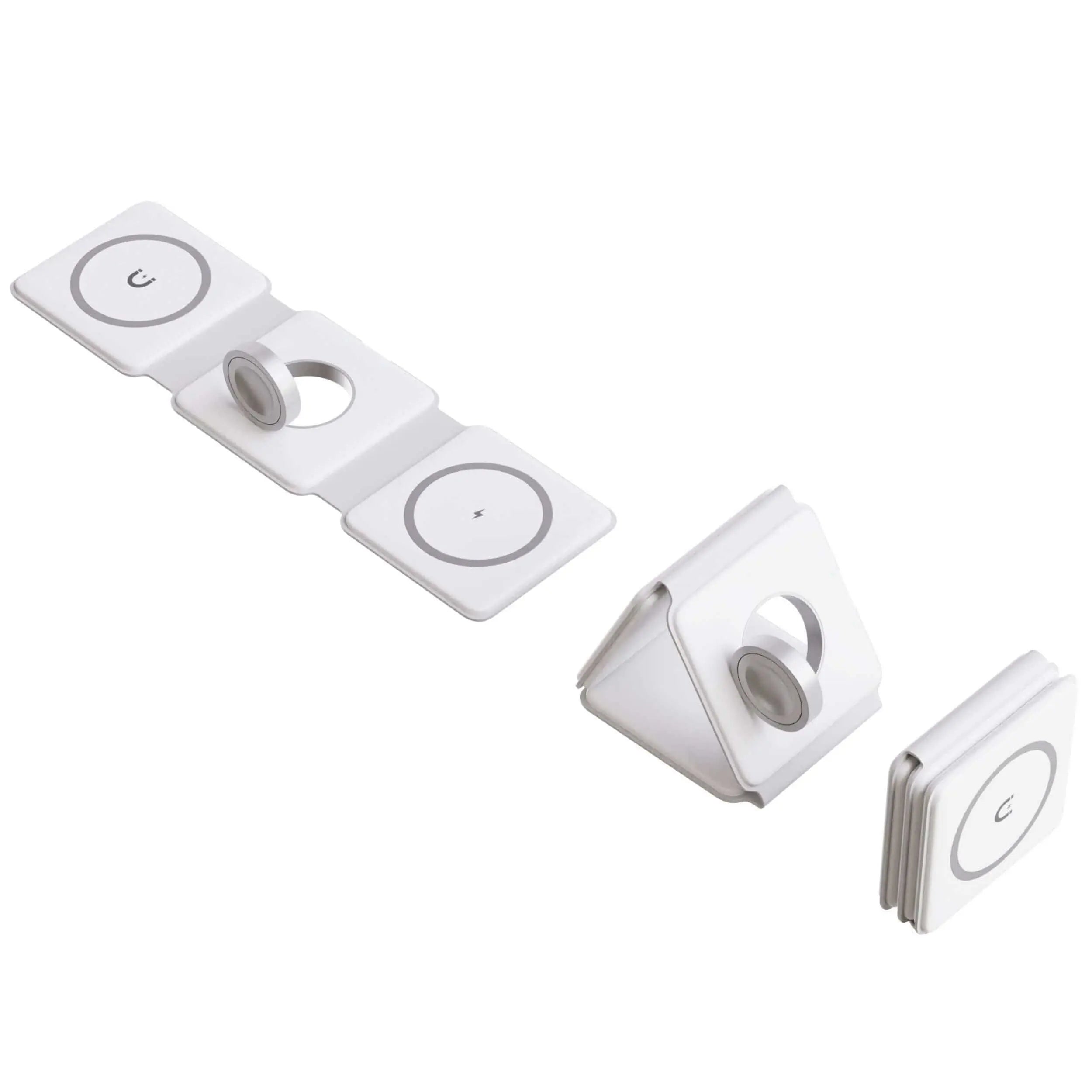 TriCharge Fold – Wireless Travel Station for iPhone, Watch and AirPods