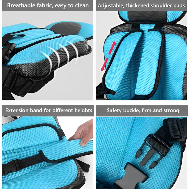 TravelComfort Kids Booster Seat - Safe and Supportive for Little Ones