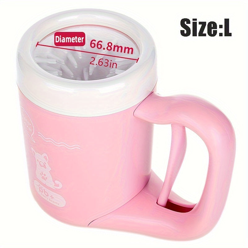Silicone Dog Paw Cleaner Cup – Portable & Soft Bristle Foot Washer