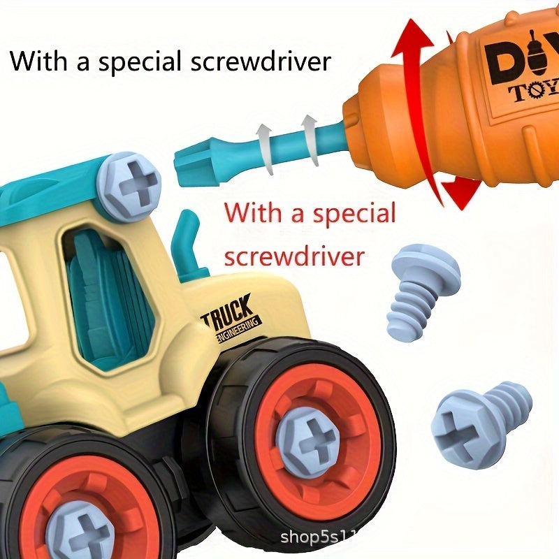DIY Truck Building Set - Creative Toy for Kids