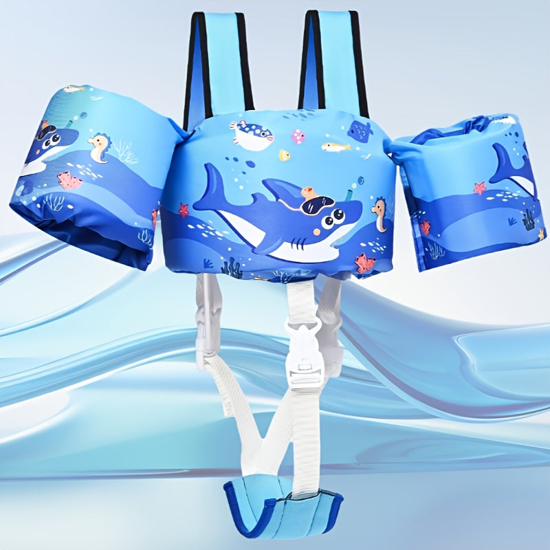 DinoGuard Kids Swim Vest – Removable Wings & Secure Fit
