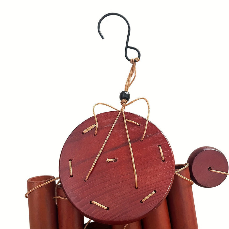 Handmade Bamboo Wind Chime – Ideal for Outdoors and Indoors with Soothing Sounds