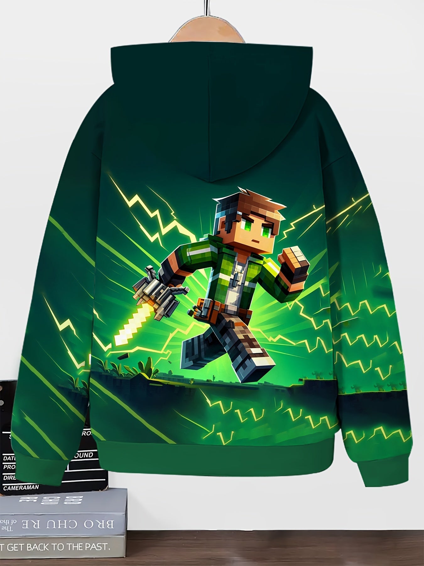Casual Geometric Game Jacket – Stylish and Comfortable for Boys