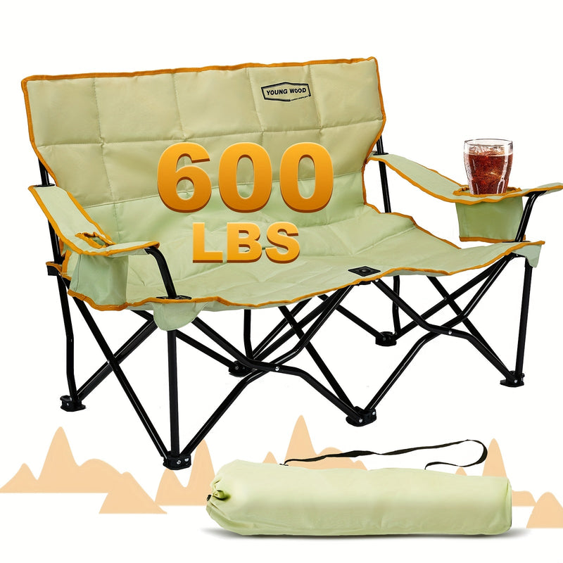 CampEase Loveseat Camping Chair – Luxury Seating Comfort for Two