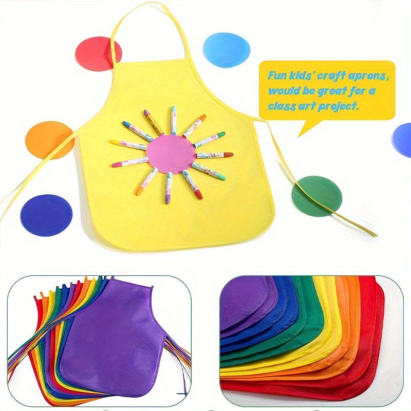 Colorful Kids Apron Set – Perfect for Creative Projects