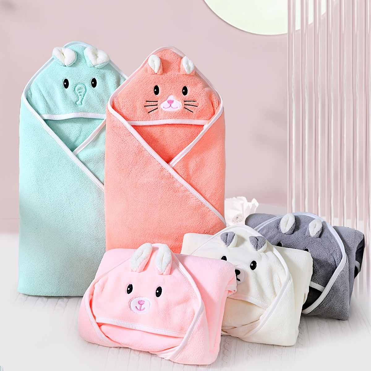 Cute Kids Bath Towel - For Bath Time Fun with a Cuddly Hood