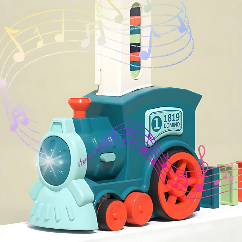 Automatic Domino Train - Playful and Educational
