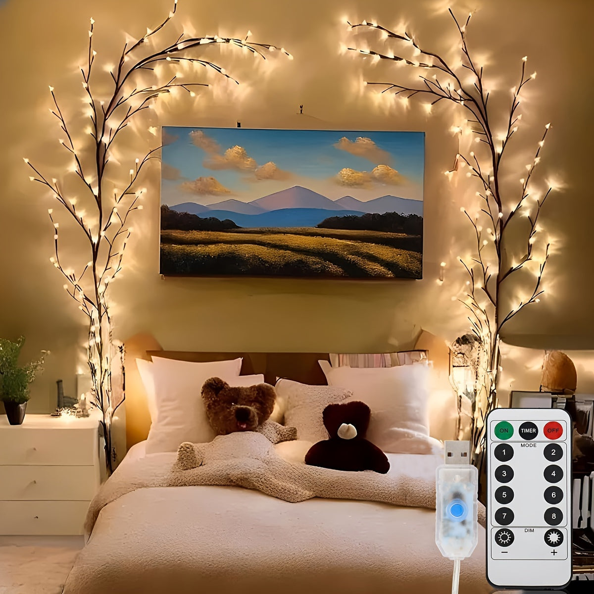 Enchanting LED Branch Lighting – For a Magical Atmosphere