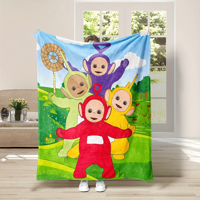 Teletubbies Blanket - For Children, Soft and Versatile