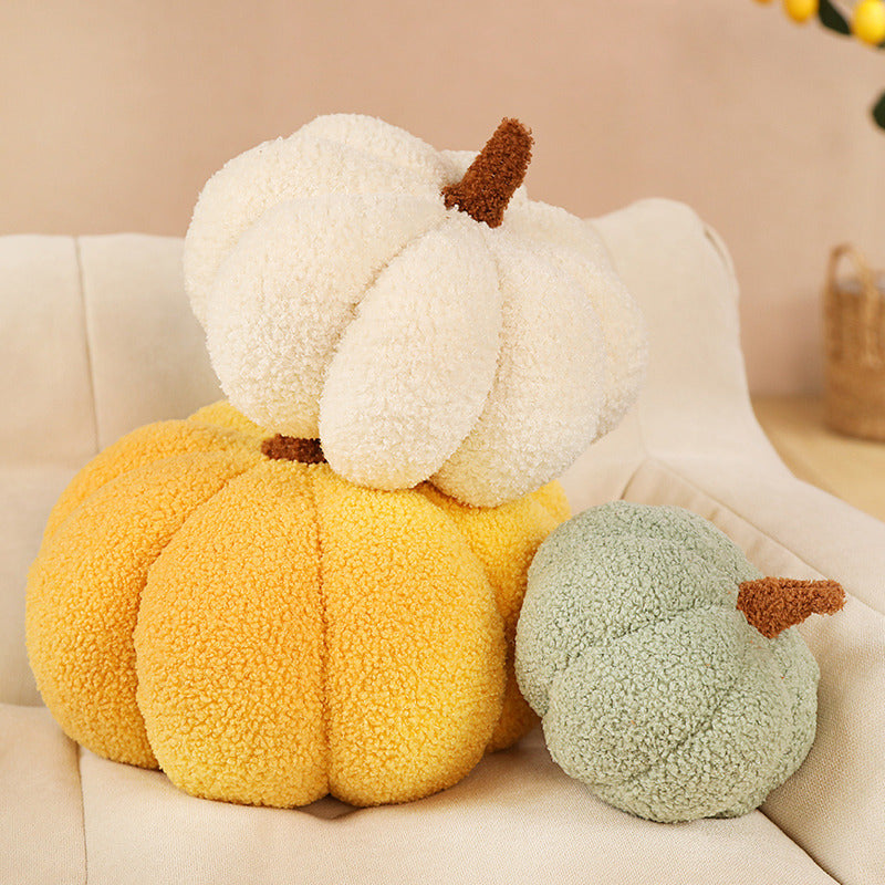 Plush Pumpkin Cushion – Cosy and Soft for Autumn Decoration