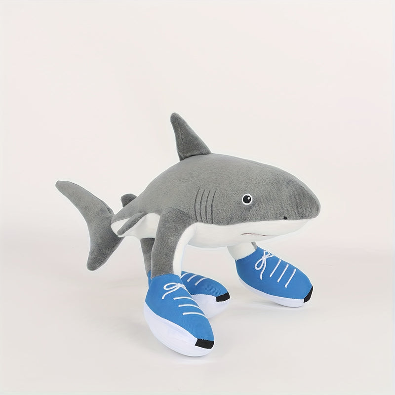 Sneaker-Wearing Plush Shark – Soft Tung Tung Sahur Character Toy