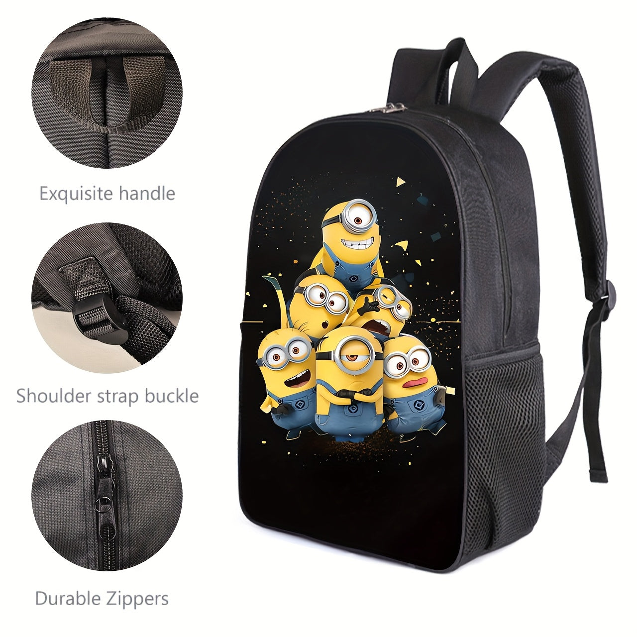 Minions School Set - Backpack, Lunch Bag & Pencil Case for Kids