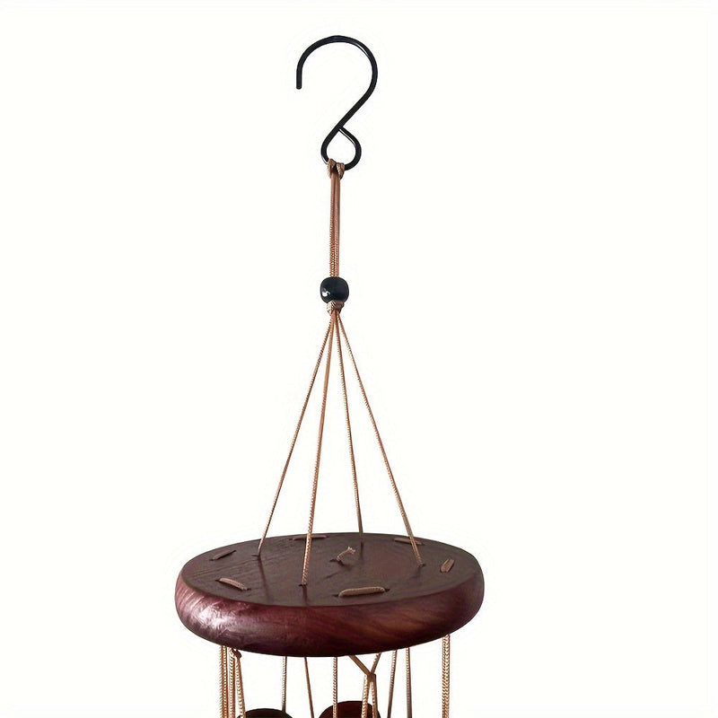 Handmade Bamboo Wind Chime – Ideal for Outdoors and Indoors with Soothing Sounds