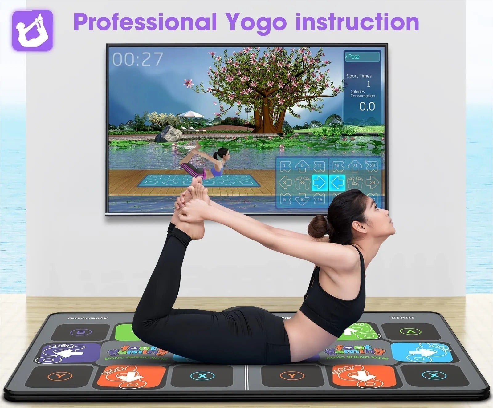 DanceMaster Interactive Dance Mat – Fitness & Fun for the Whole Family