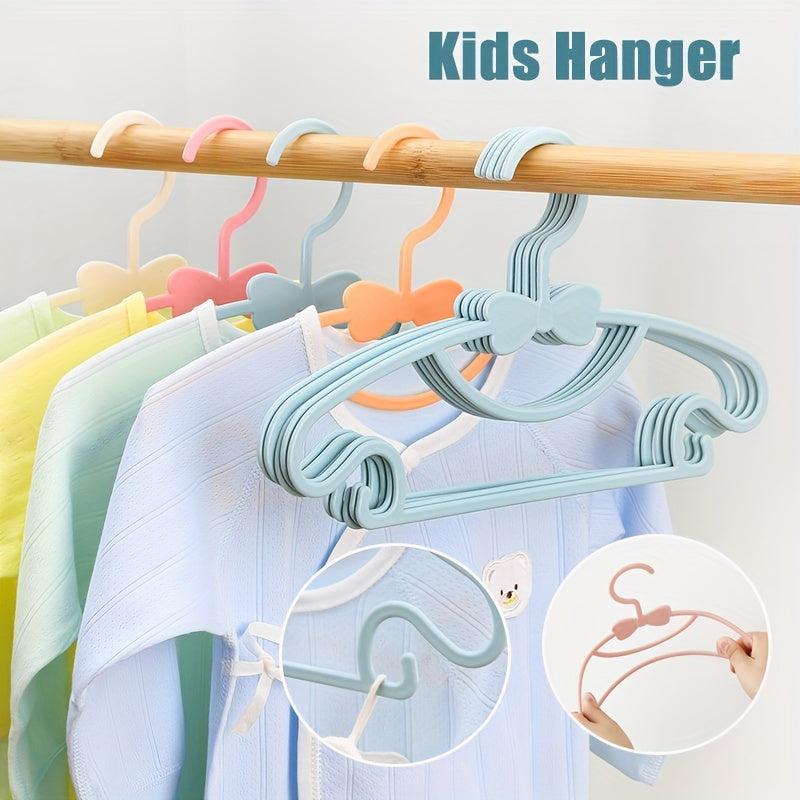 Sustainable Hangers for Kids - Cute Bow Design, Lightweight and Space-Saving