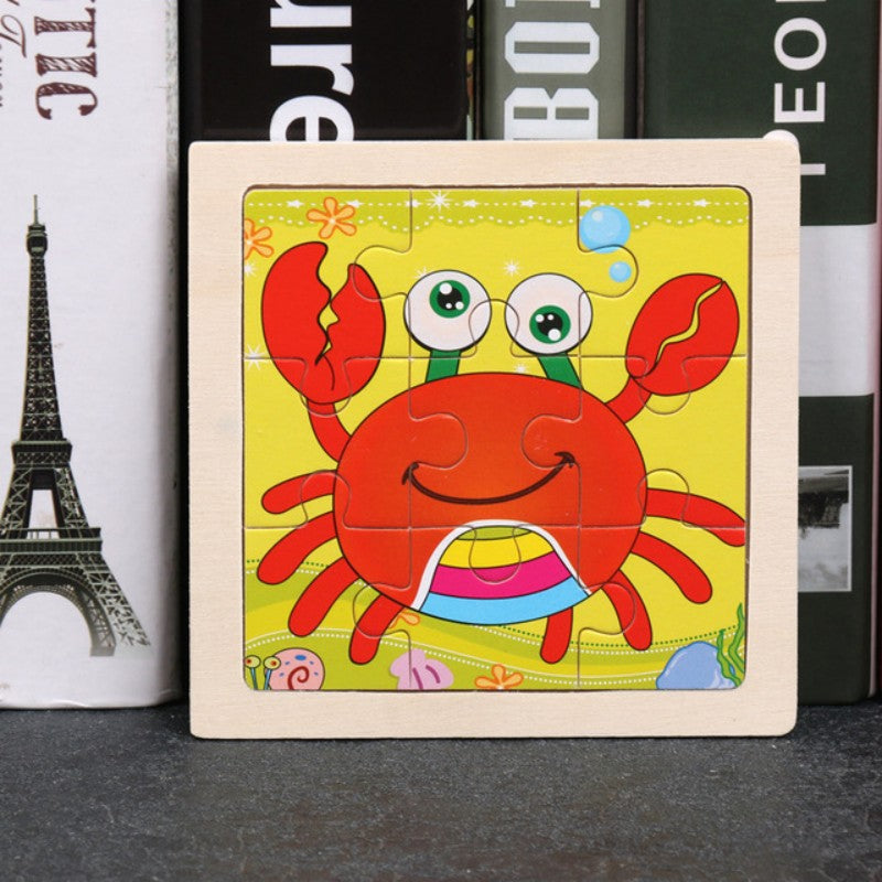 Educational Wooden Puzzle – For Young Explorers