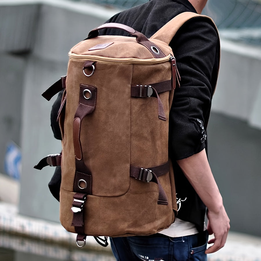 UrbanTrail Canvas Backpack – Durable and Functional