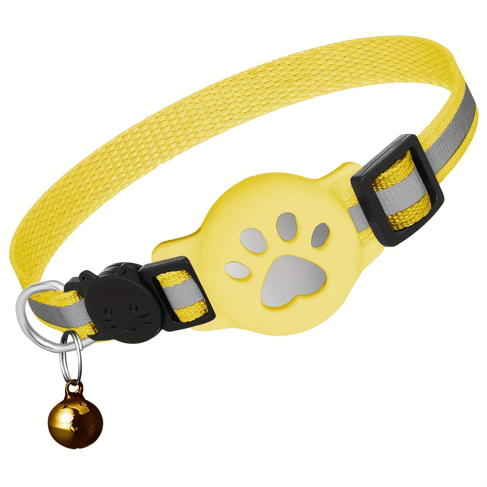 Cat Collar with Safety Buckle and Bell – Adjustable for Cats of Various Sizes