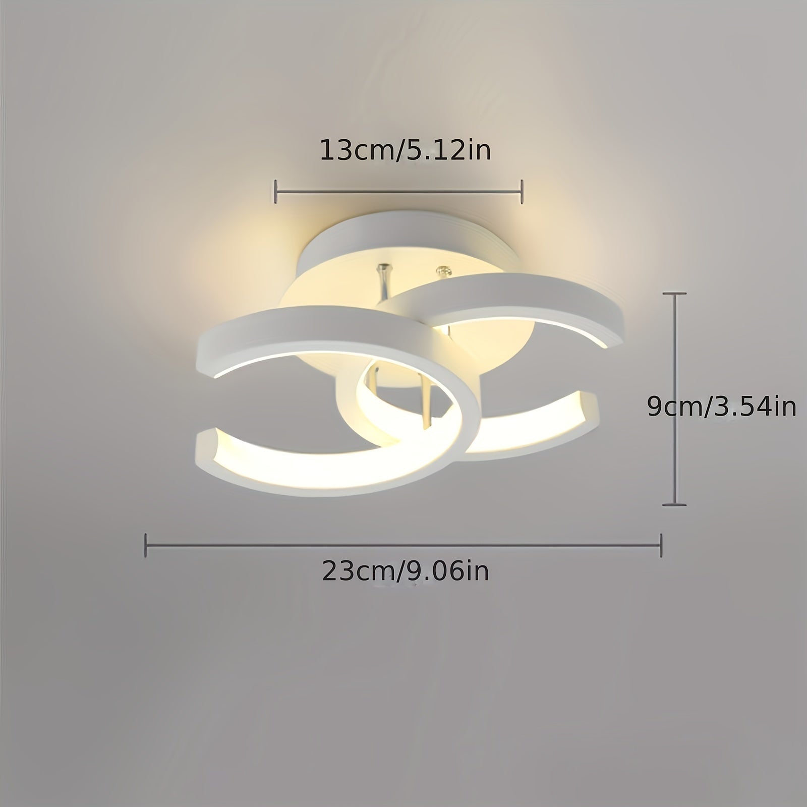 Futuristic CircleVibe Ceiling Lamp - For a Trendy and Bright Space