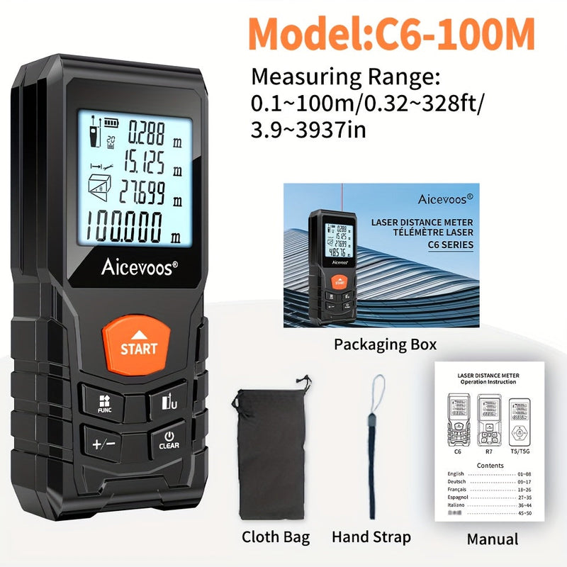 Compact Laser Distance Meter – Accurate and Robust Measuring Instrument