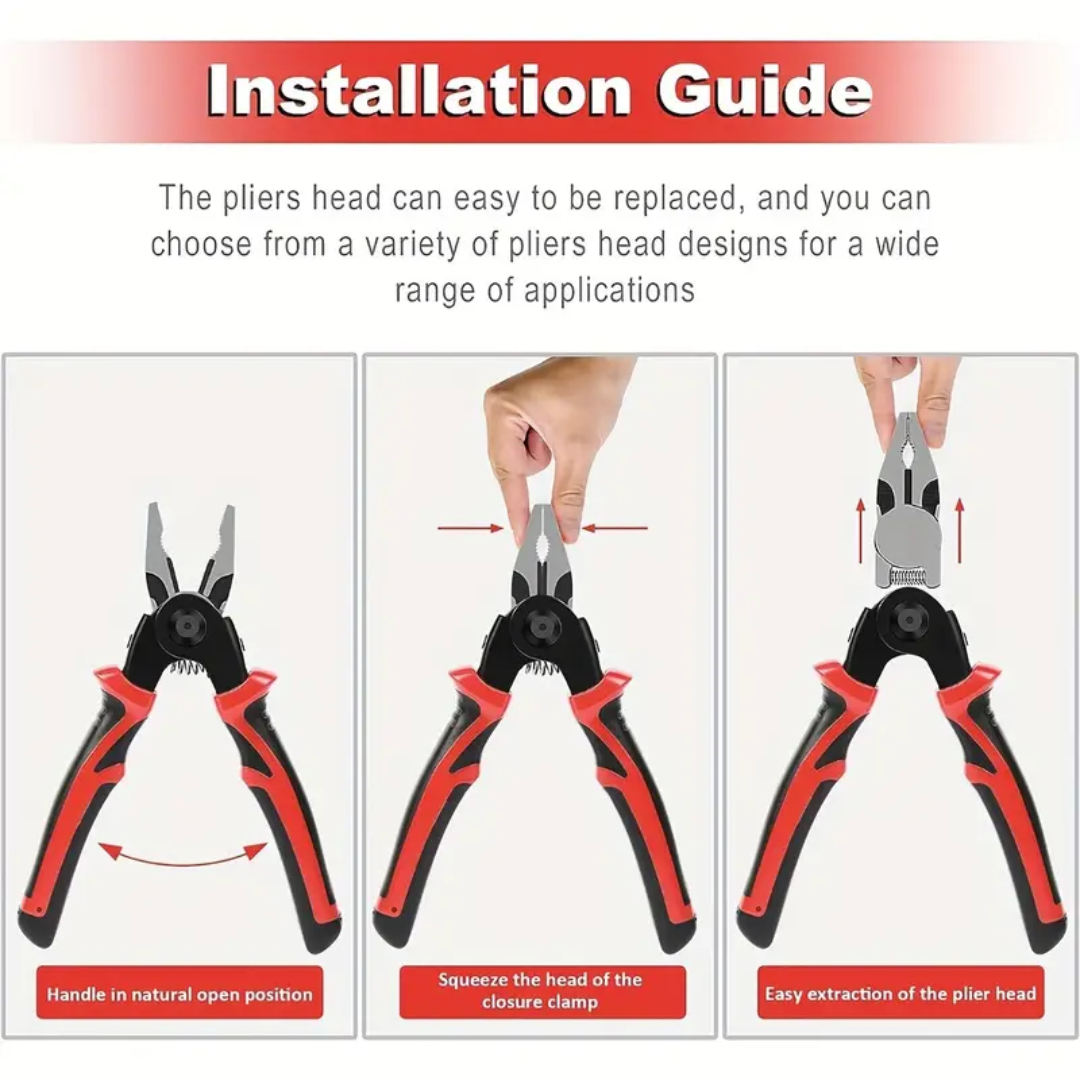 MultiGrip 5-in-1 Pliers Set – Flexible Tool for Every Tough Job