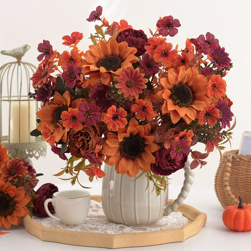 Autumn Flower Arrangement Set – Colourful and Atmospheric for Any Space