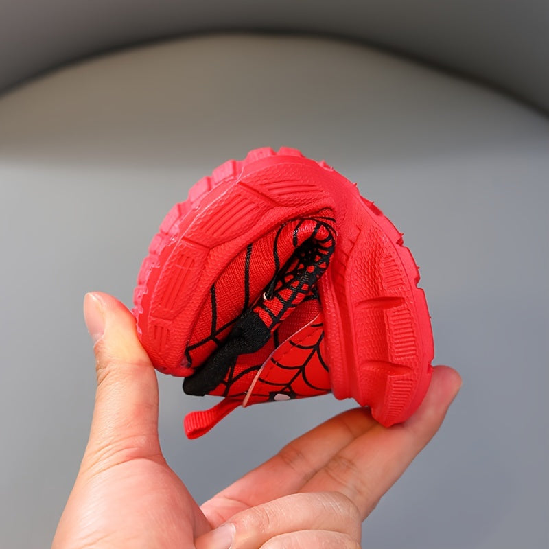 Joris' Spider Web Sneakers with LED Lighting - For Playful Children
