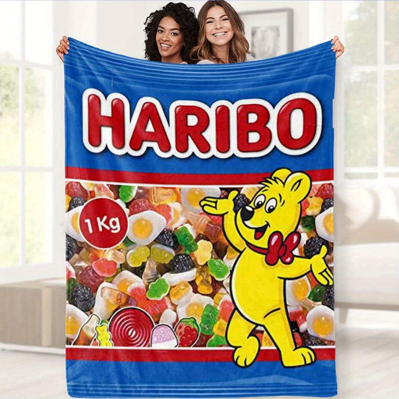 Haribo Candy Blanket – Soft and Colorful for Kids