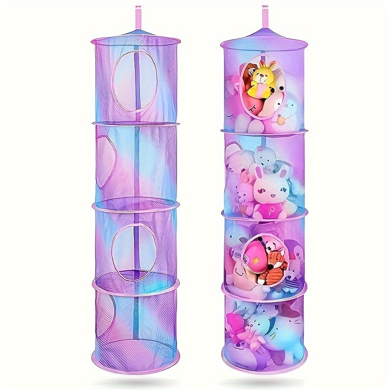TidyTower 4-Layer Storage Net - Space-Saving and Multifunctional
