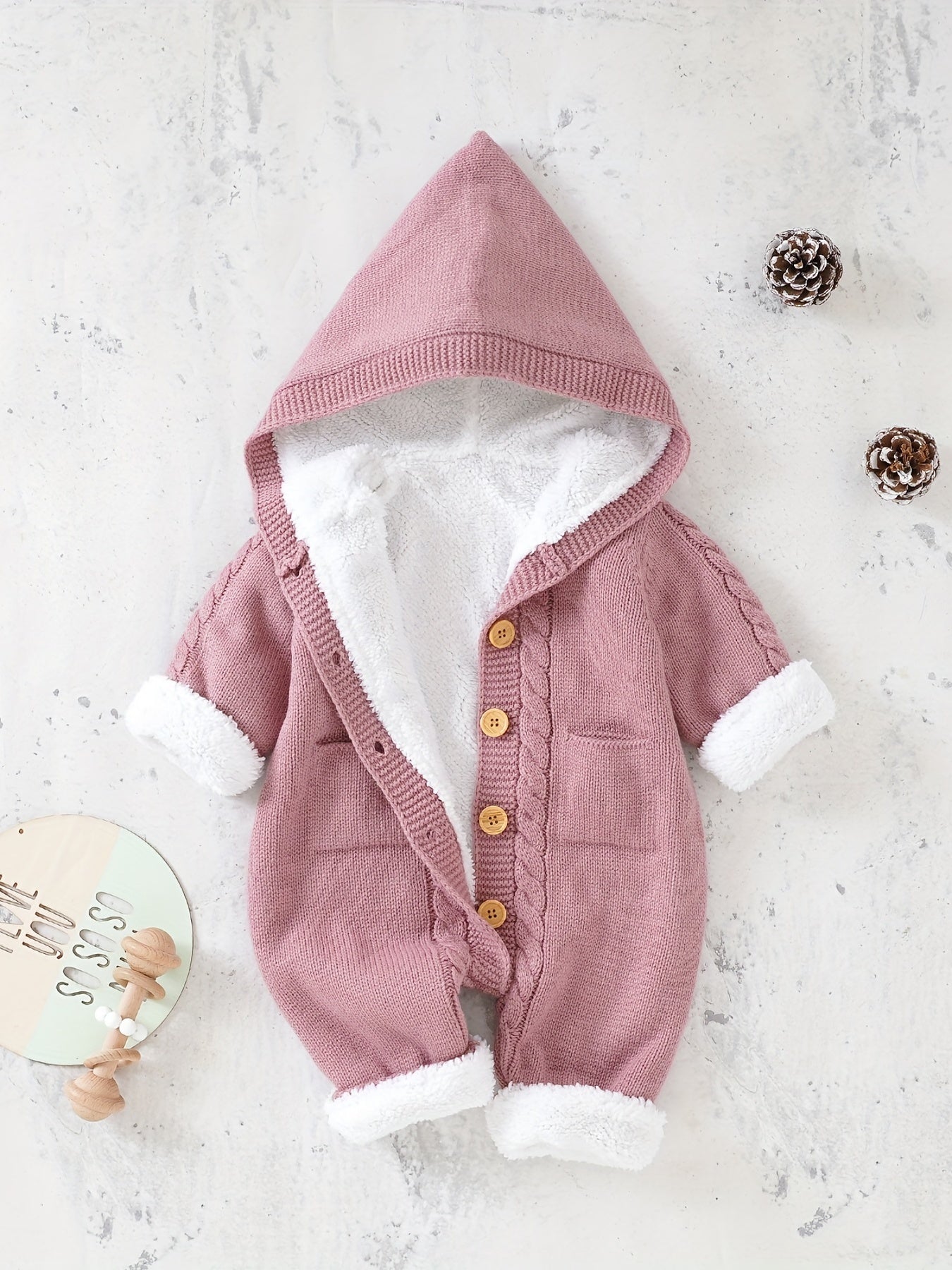 Cute Knitted Jumpsuit - For Warmth and Comfort