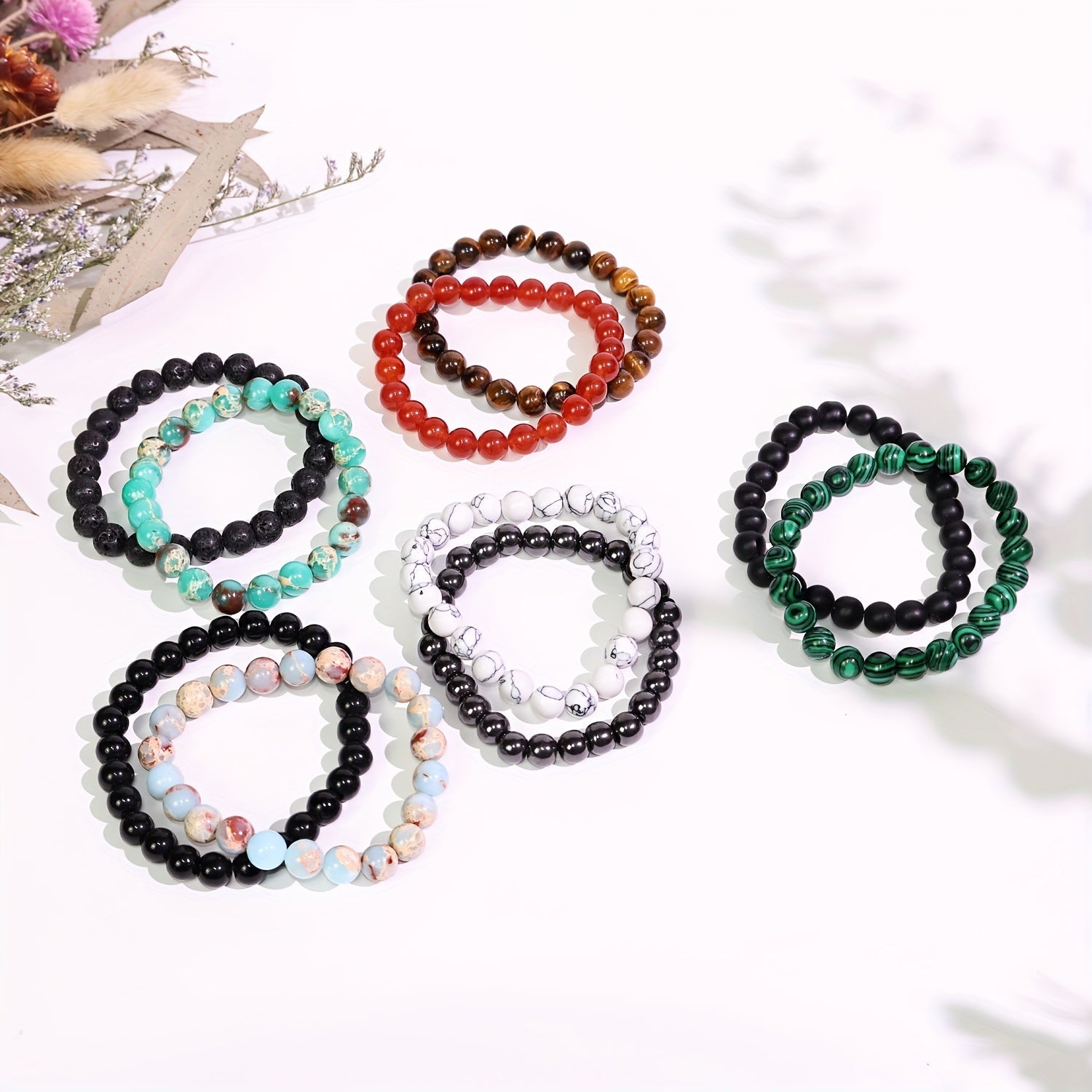Colorful Natural Stone Bracelets - For a Stylish Flair