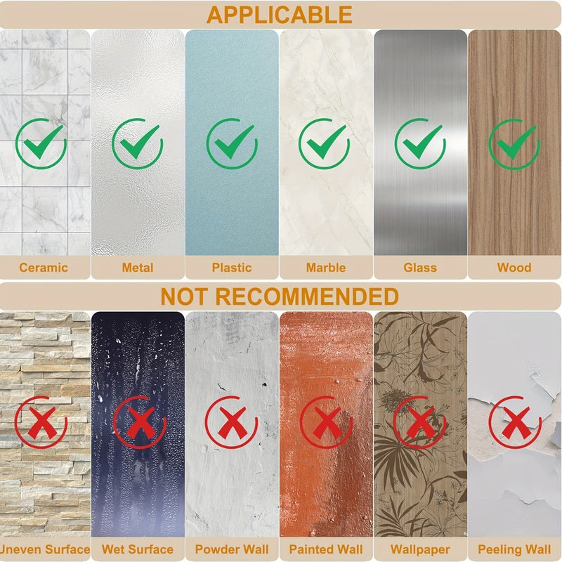 4-Piece Self-Adhesive Stainless Steel Wall Hook Set – Minimalistic, Strong, and Waterproof