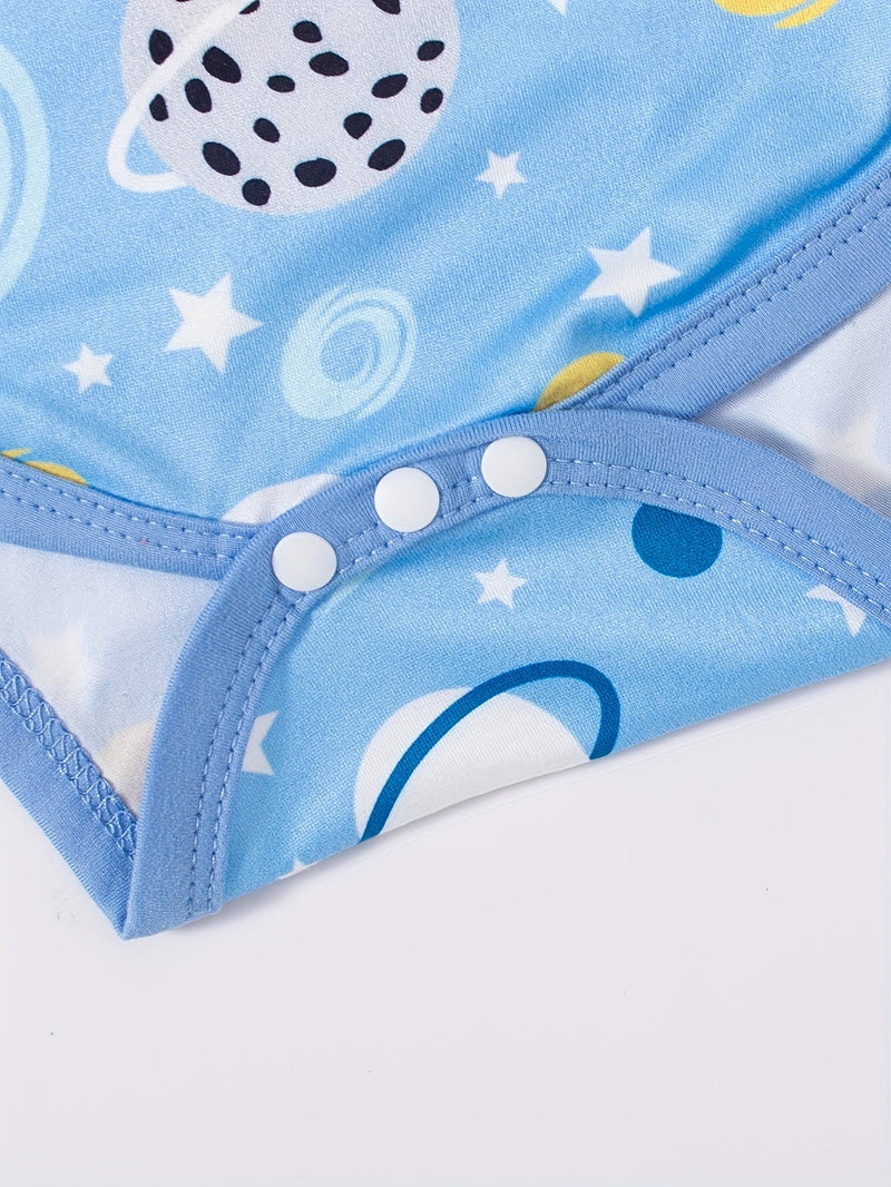 Space Adventure Baby Set – Bodysuit, Pants, and Hats