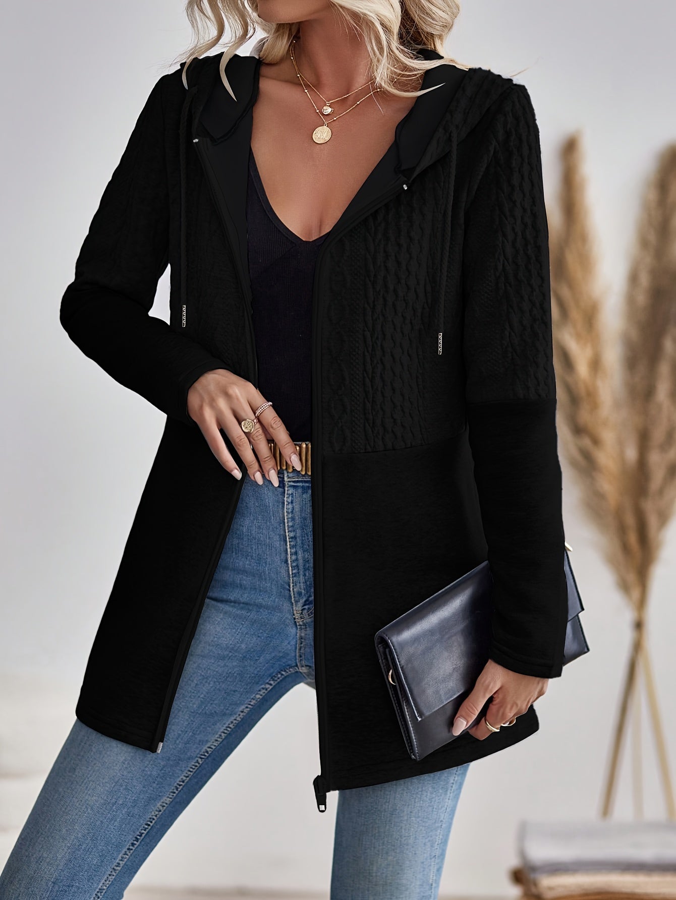Mila Knitted Hoodie - Comfort and Style for Autumn and Winter for Women