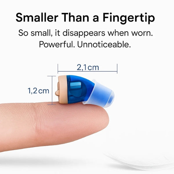 Rechargeable Hearing Amplifier – Invisible & Powerful Sound