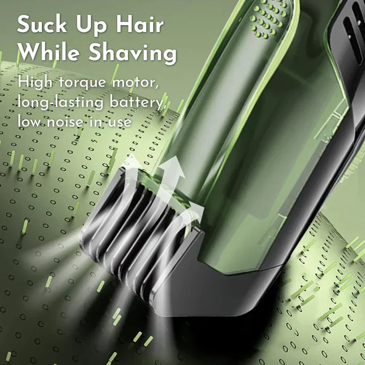 TrimMaster Vacuum Beard Trimmer - Wireless and Mess-Free Trim Comfort