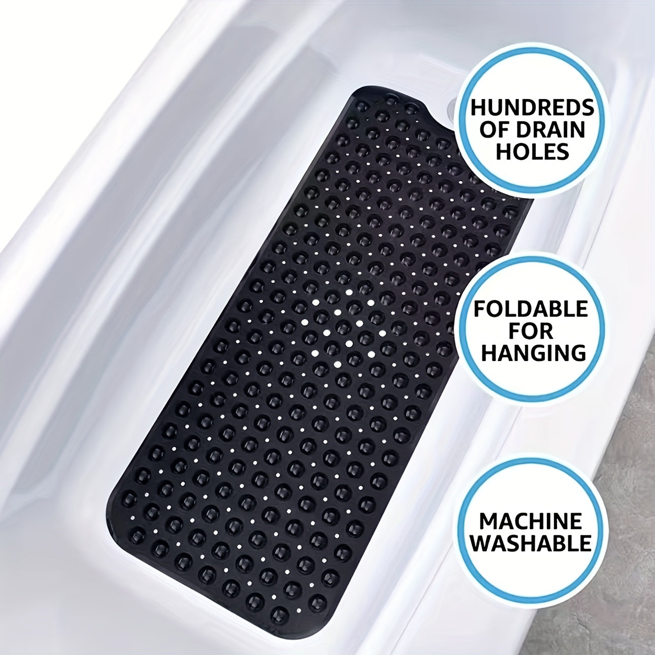 Antislip Bath Mat XL – Safe and Comfortable for Shower or Bath