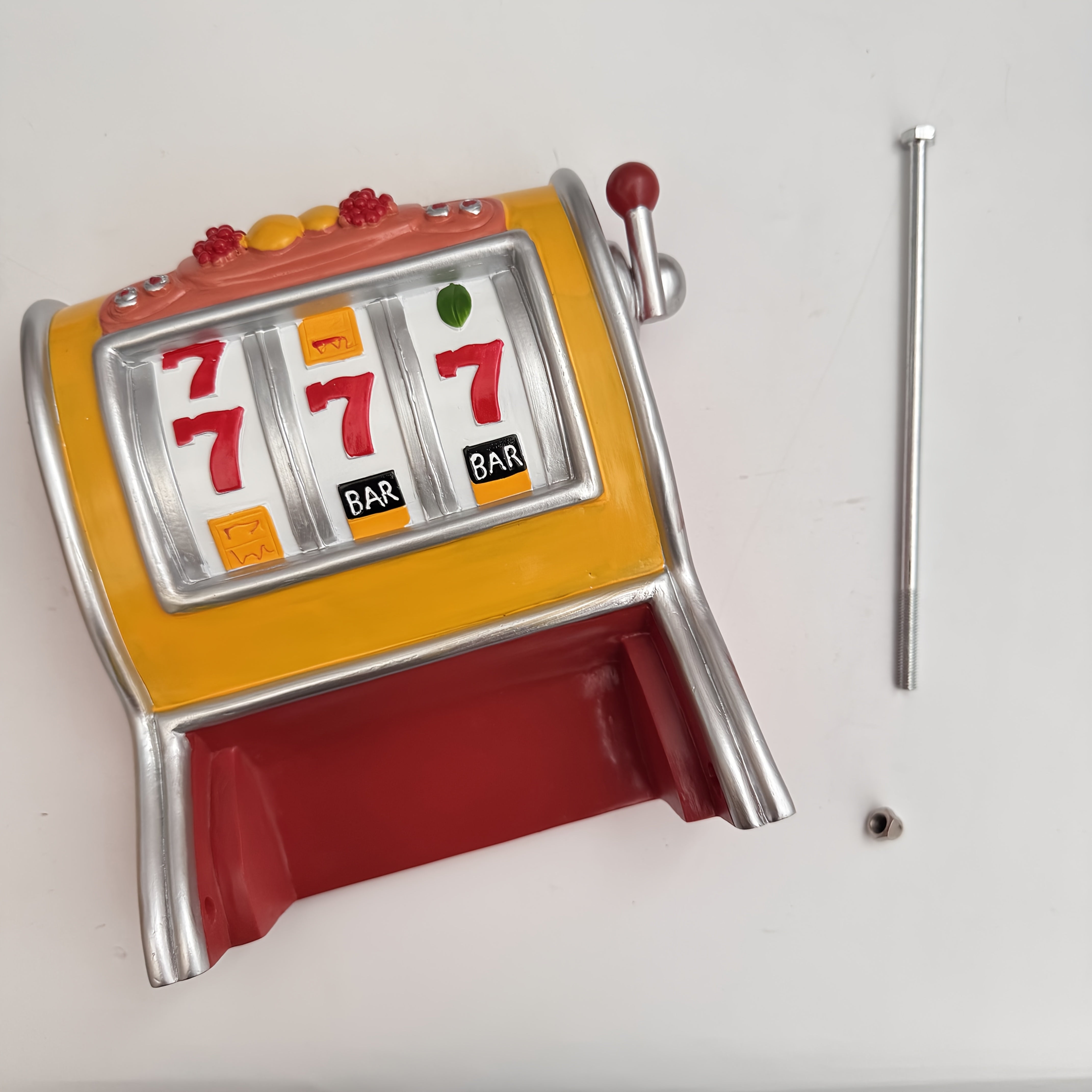Jackpot Toilet Paper Holder – Slot Machine Design & Wall Mounted