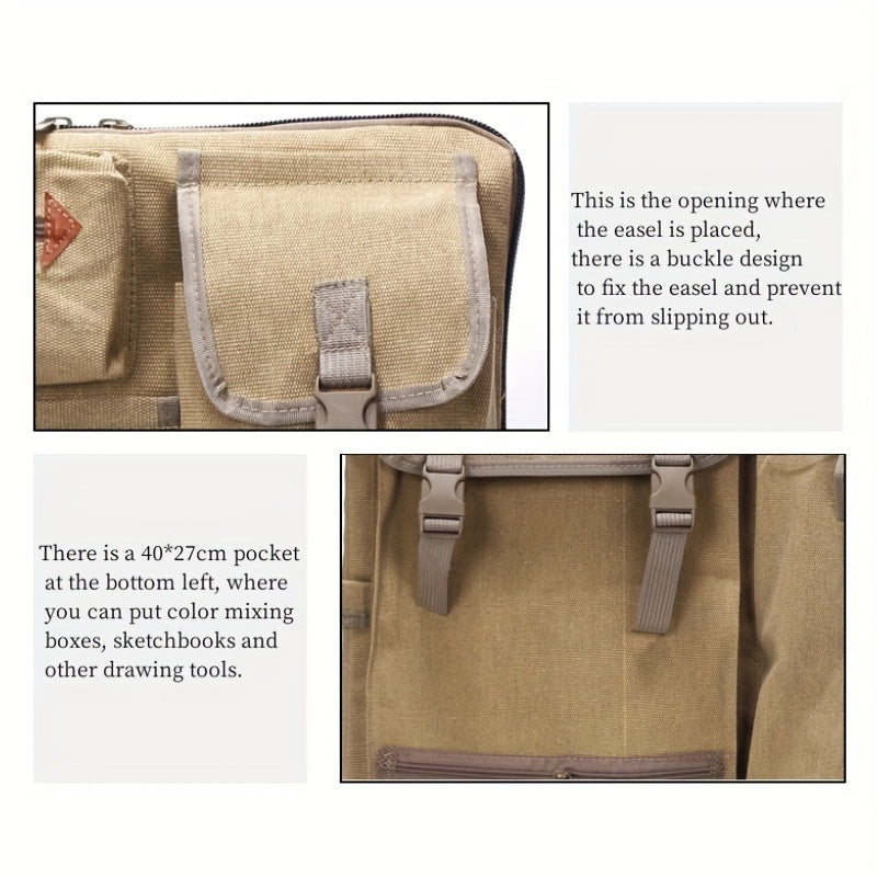 Canvas Drawing Table Backpack – Practical, Durable, and Easy to Carry
