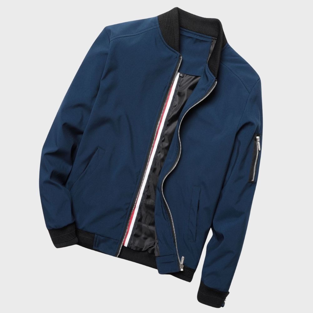 Lightweight Men’s Bomber Jacket – Breathable and Stylish Spring Wear