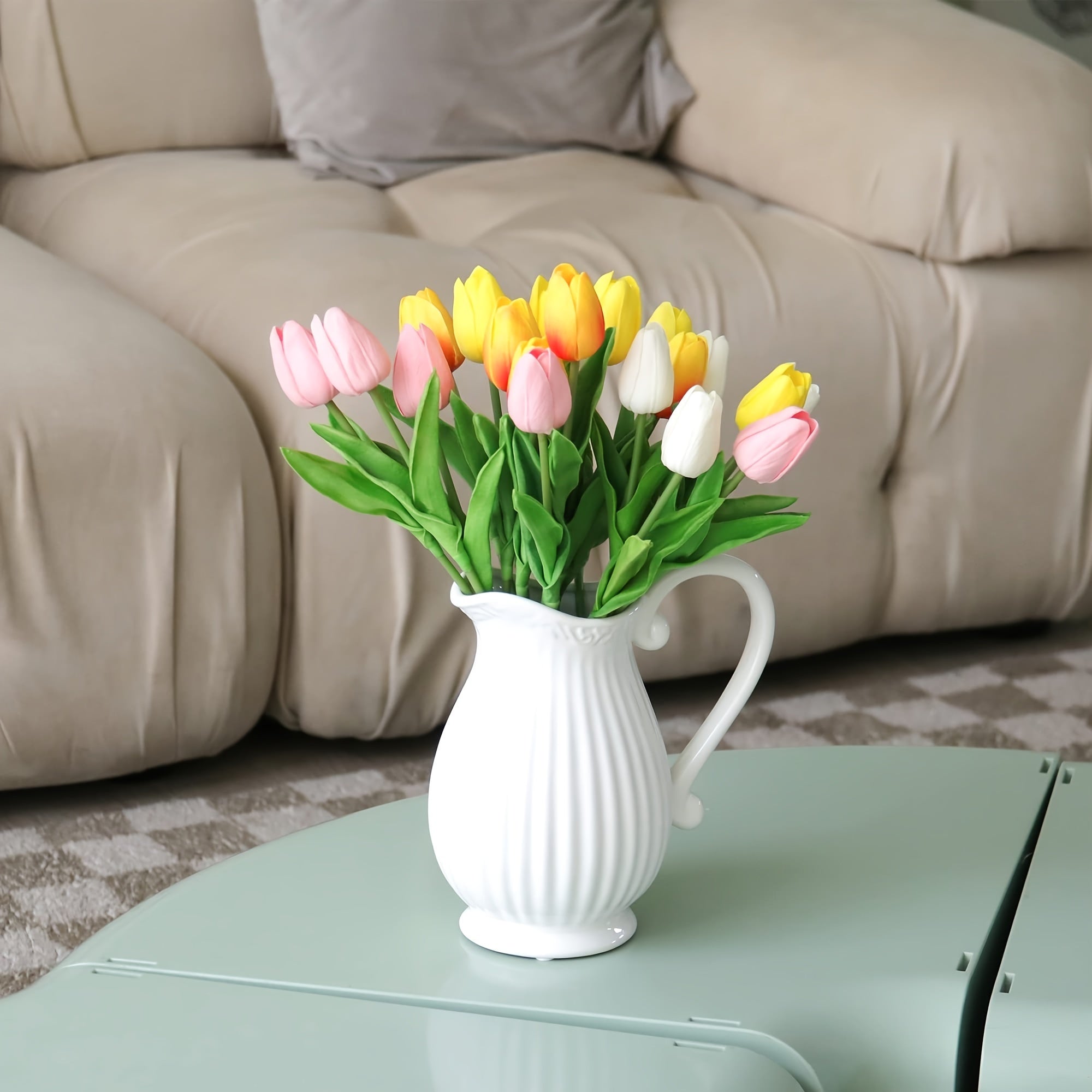 Set of 10 Realistic Tulips – Perfect for Weddings and Interior Decoration