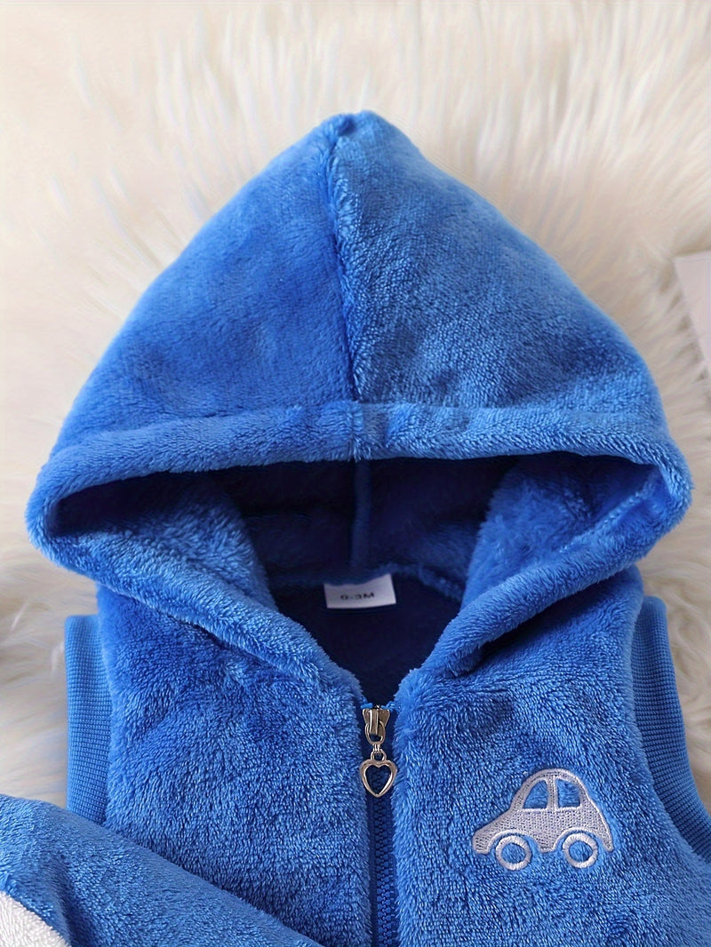 Zoomer Baby Set – Cute Car Embroideries for the Colder Days