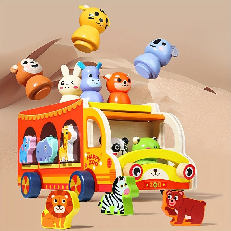 Educational Circus Animals Truck - For Creative Play and Learning