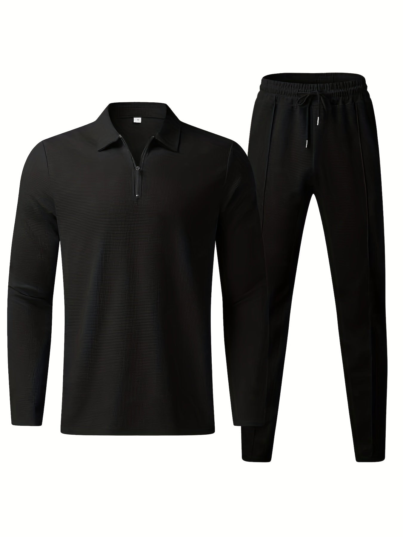 Casual Waffle Pattern Set - Stylish and Comfortable for Every Moment