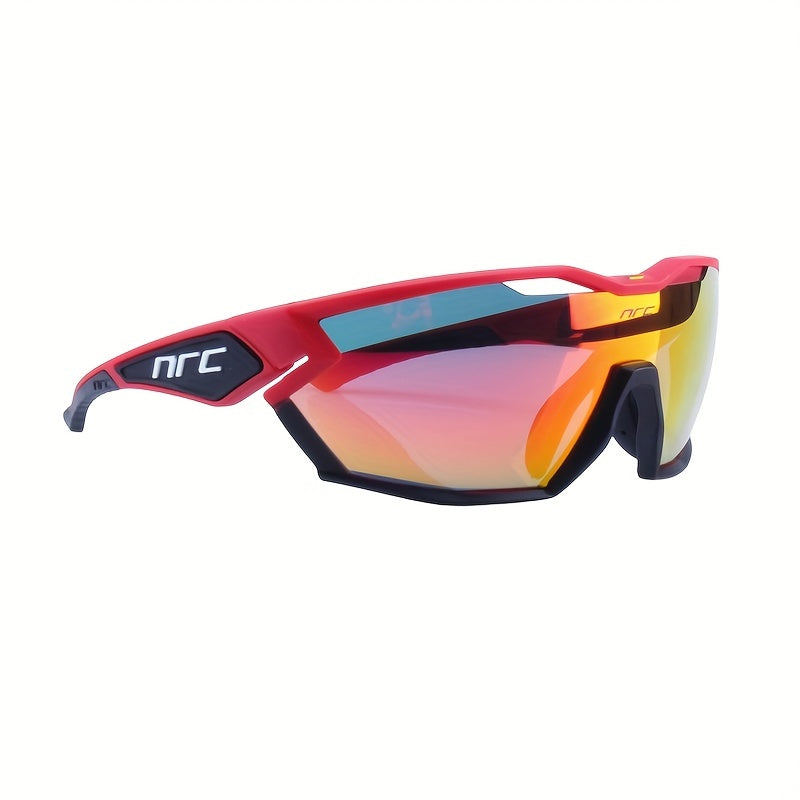 Polycarbonate Bicycle Glasses with 3 Lenses – Windproof Glasses for Cycling, Running, and Outdoor Activities